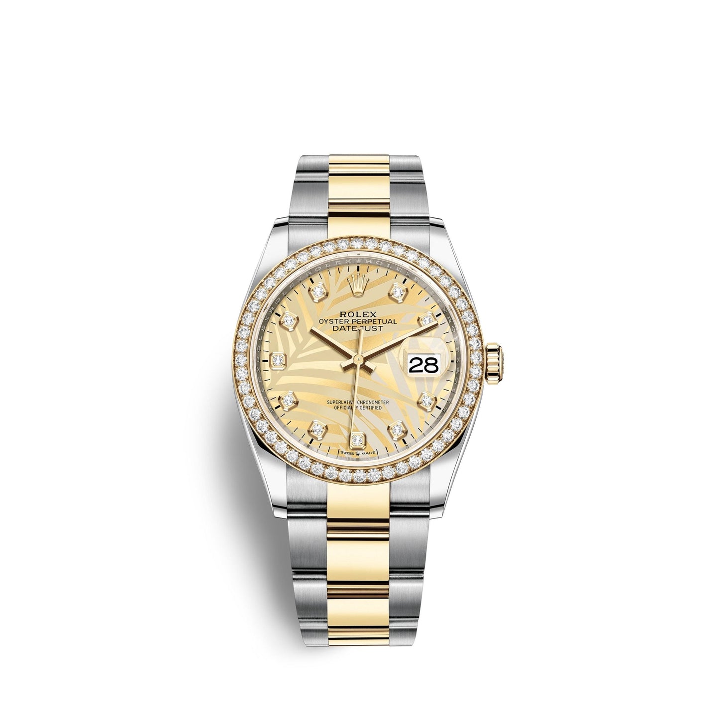 Datejust 36mm, Oystersteel and 18k Yellow Gold, Ref# 126283rbr-0030