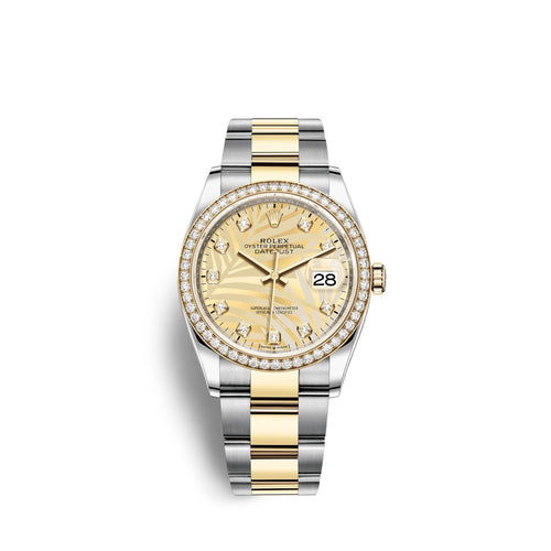 Datejust 36mm, Oystersteel and 18k Yellow Gold, Ref# 126283rbr-0030