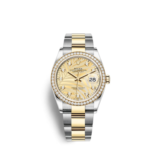 Datejust 36mm, Oystersteel and 18k Yellow Gold, Ref# 126283rbr-0030