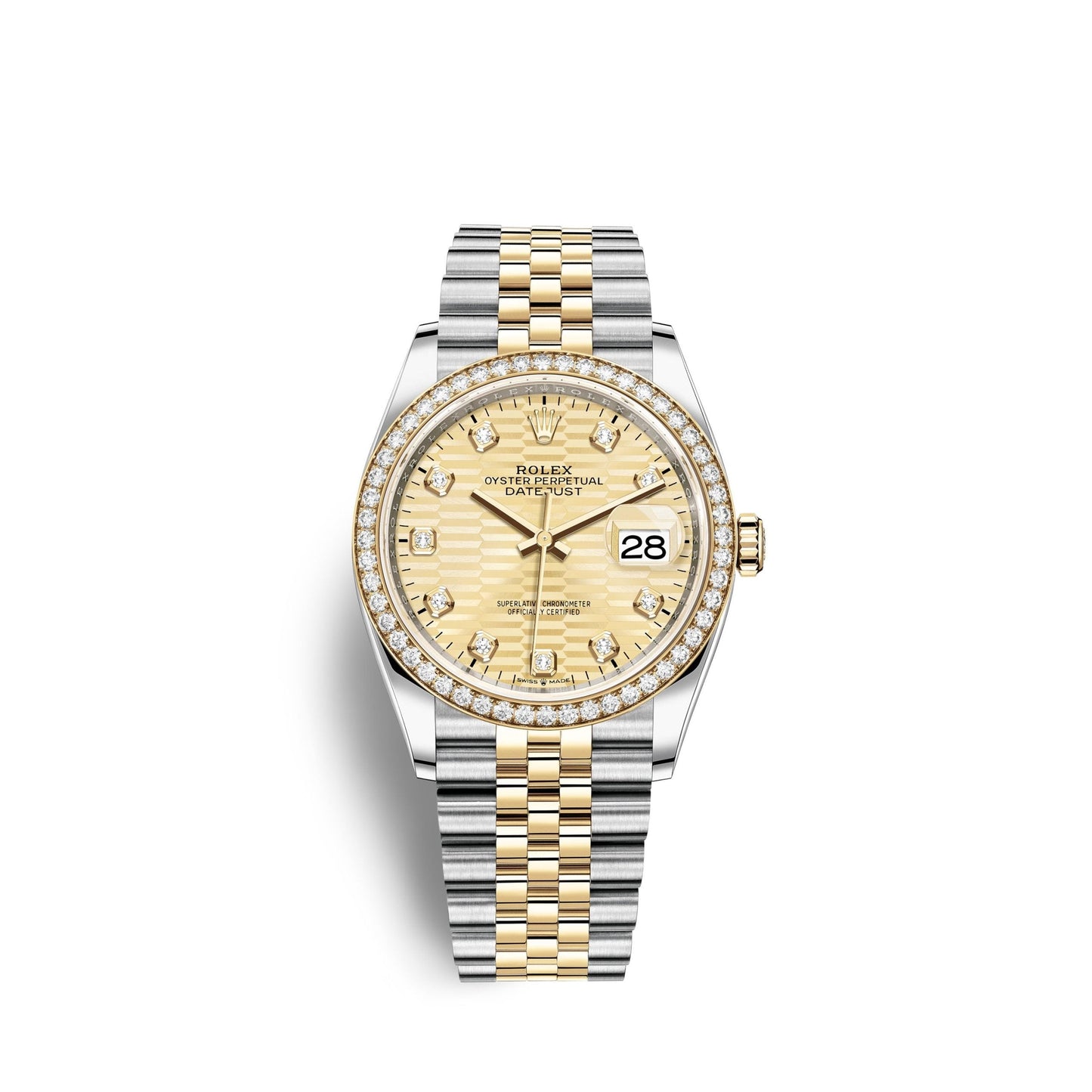 Datejust 36mm, Oystersteel and 18k Yellow Gold, Ref# 126283rbr-0031