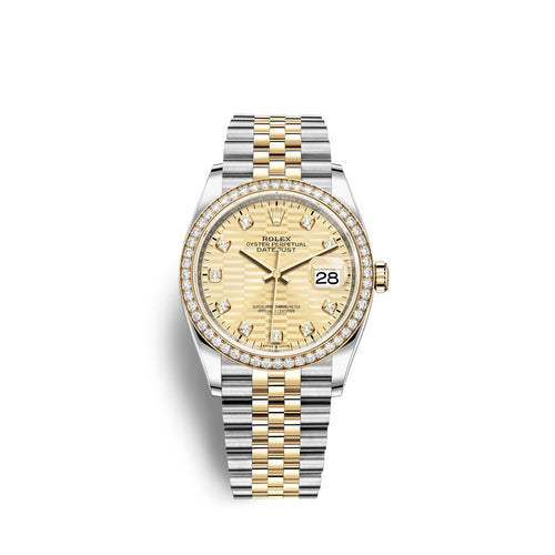Datejust 36mm, Oystersteel and 18k Yellow Gold, Ref# 126283rbr-0031