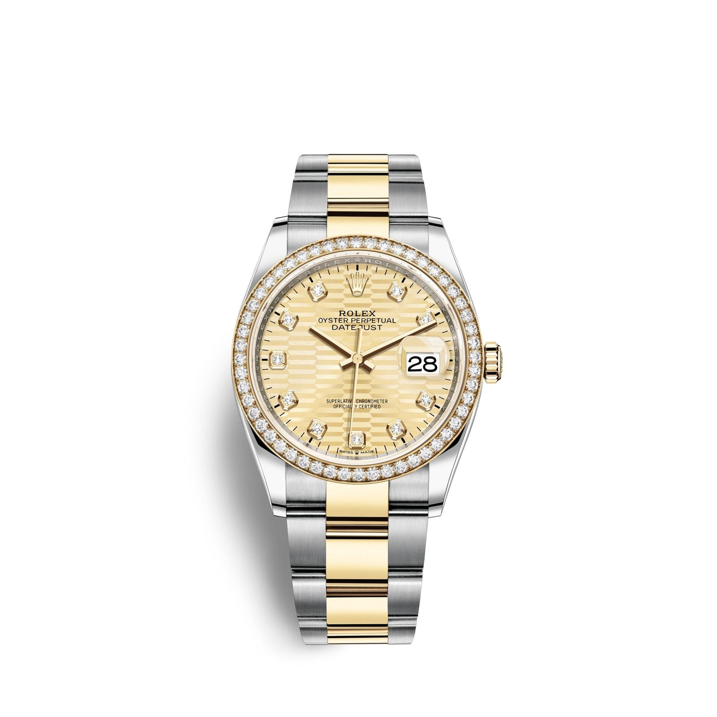Datejust 36mm, Oystersteel and 18k Yellow Gold, Ref# 126283rbr-0032