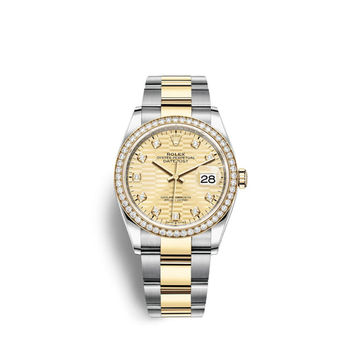 Datejust 36mm, Oystersteel and 18k Yellow Gold, Ref# 126283rbr-0032