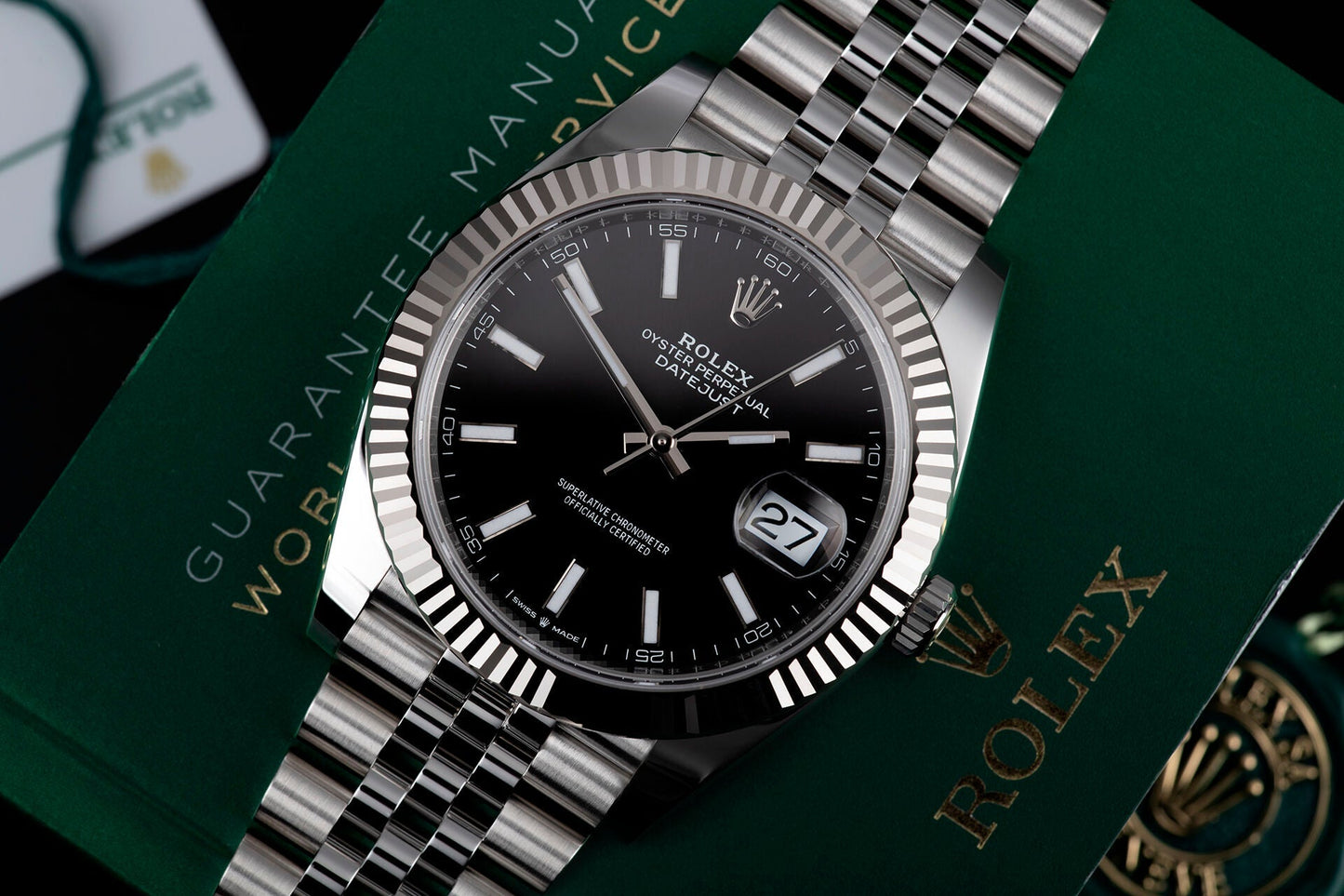 DATEJUST 41 Oyster, 41 mm, Oystersteel and white gold, M126334-0018