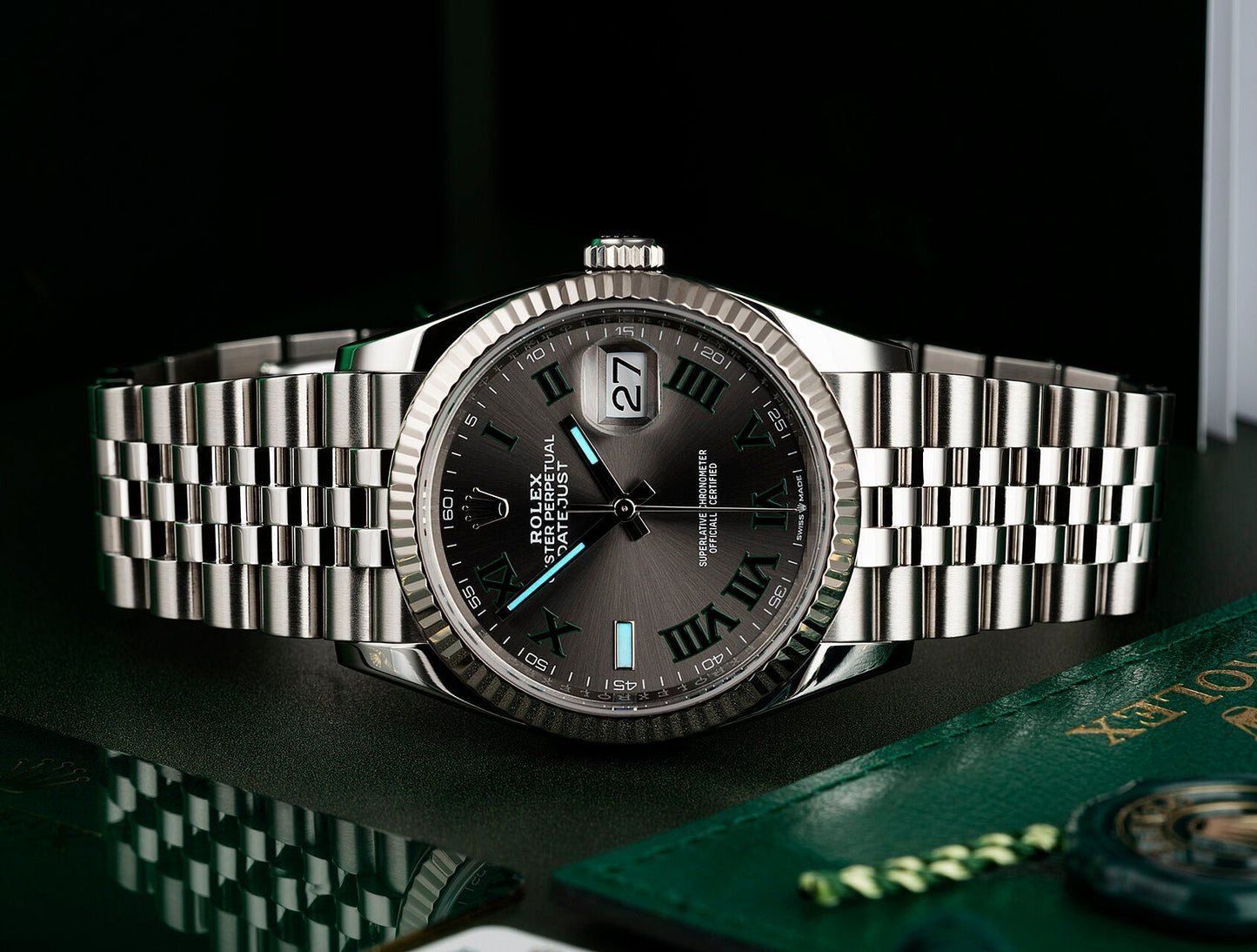 DateJust 41 Oyster, 41 mm, Oystersteel M126334-0022