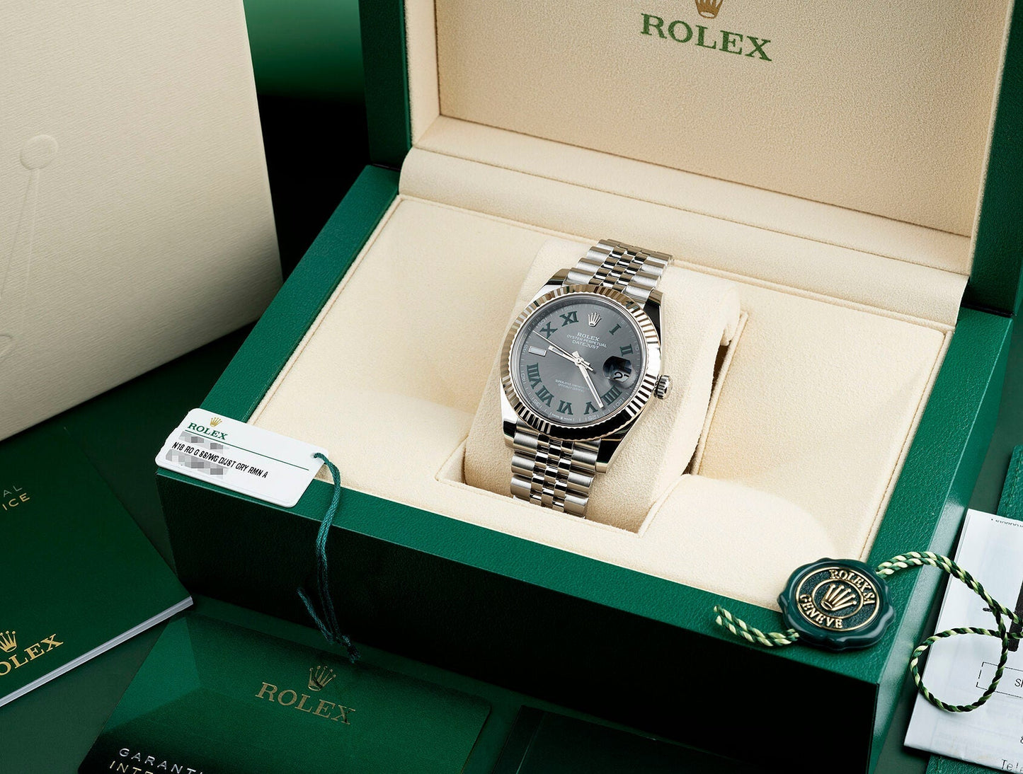 DateJust 41 Oyster, 41 mm, Oystersteel M126334-0022