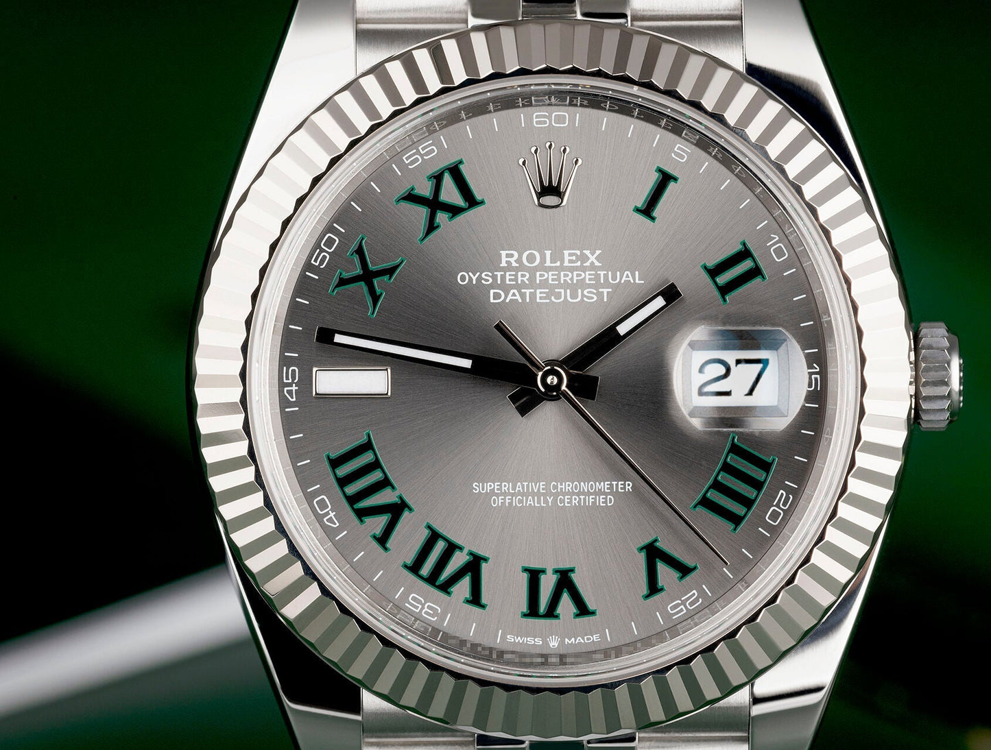 DateJust 41 Oyster, 41 mm, Oystersteel M126334-0022