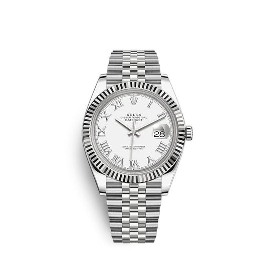 Datejust 41 Oystersteel and white gold Ref# 126334-0024