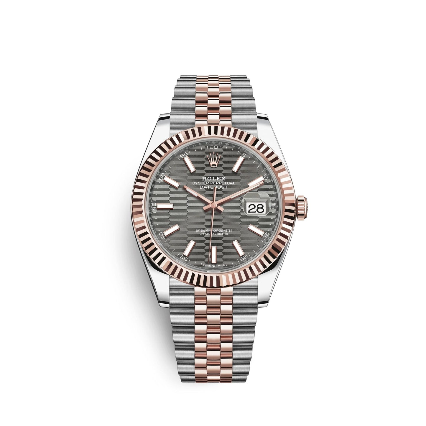 Datejust 41mm, Oystersteel and 18k Everose Gold, Ref# 126331-0020