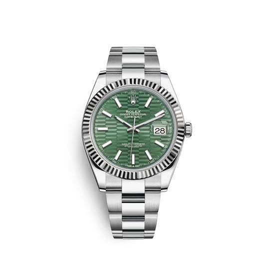 Datejust 41mm, Oystersteel and 18k White Gold, Ref# 126334-0029