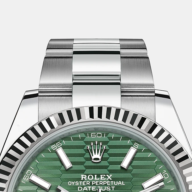 Datejust 41mm, Oystersteel and 18k White Gold, Ref# 126334-0029