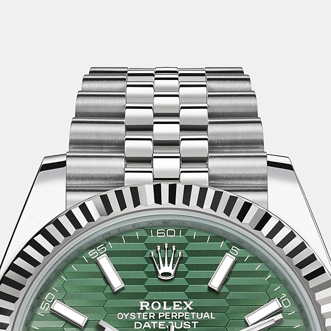 Datejust 41mm, Oystersteel and 18k White Gold, Ref# 126334-0030