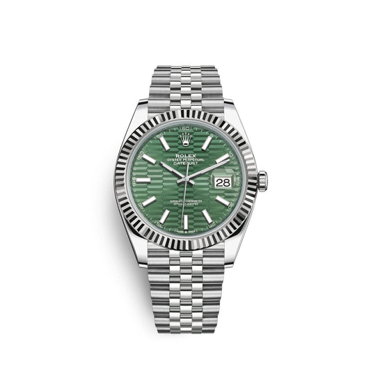 Datejust 41mm, Oystersteel and 18k White Gold, Ref# 126334-0030