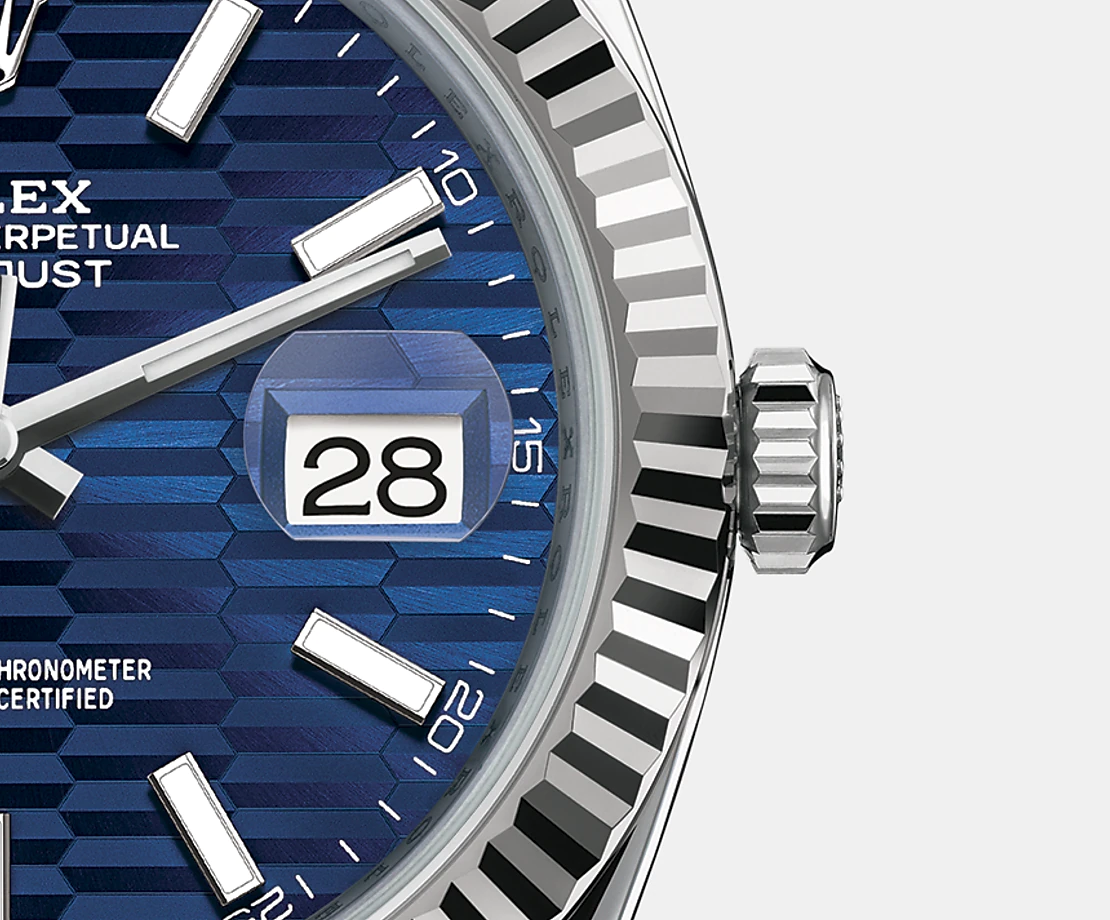 Datejust 41mm, Oystersteel and 18k White Gold, Ref# 126334-0031