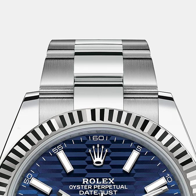 Datejust 41mm, Oystersteel and 18k White Gold, Ref# 126334-0031