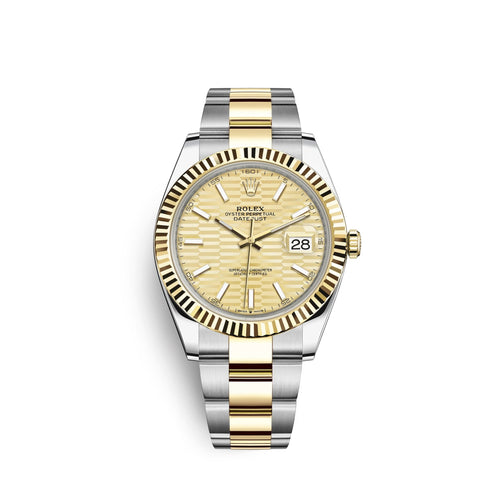 Datejust 41mm, Oystersteel and 18k Yellow Gold, Ref# 126333-0021