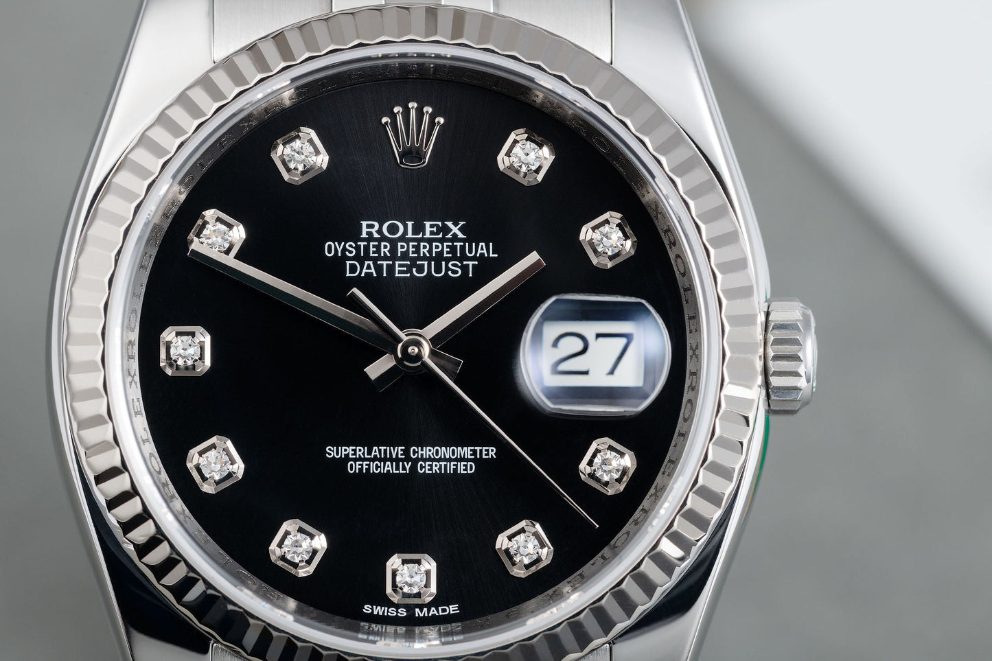 Datejust M126334-0006 Oyster, 41 mm, Oystersteel and white gold