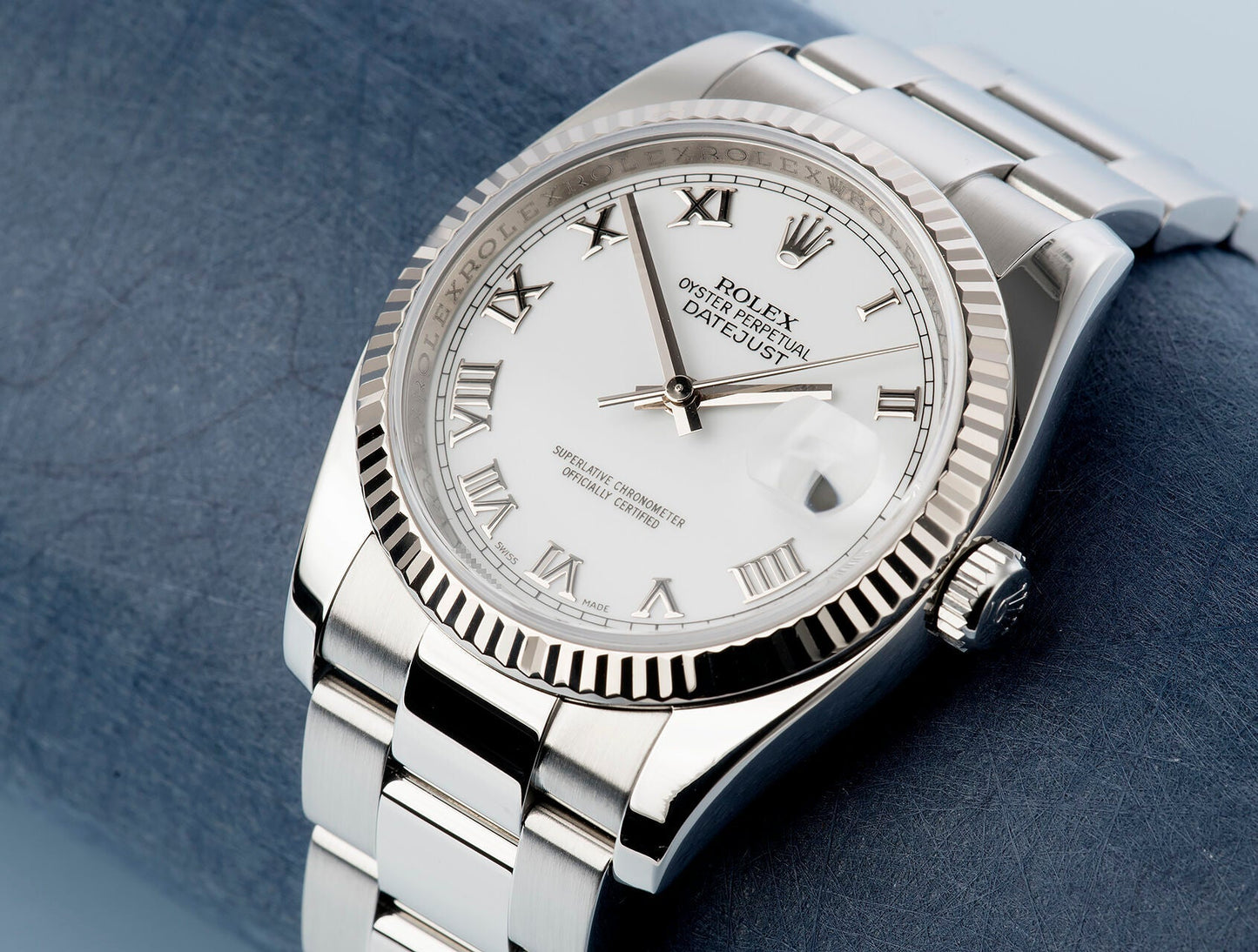 Datejust M126334-0023 Oyster, 41 mm, Oystersteel and white gold