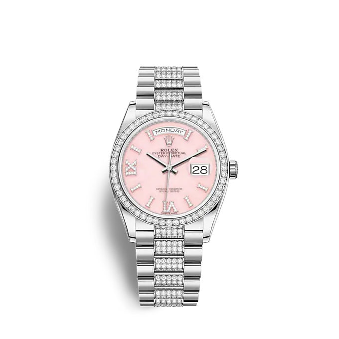 Day-Date 36 White gold Ref# 128349RBR-0017