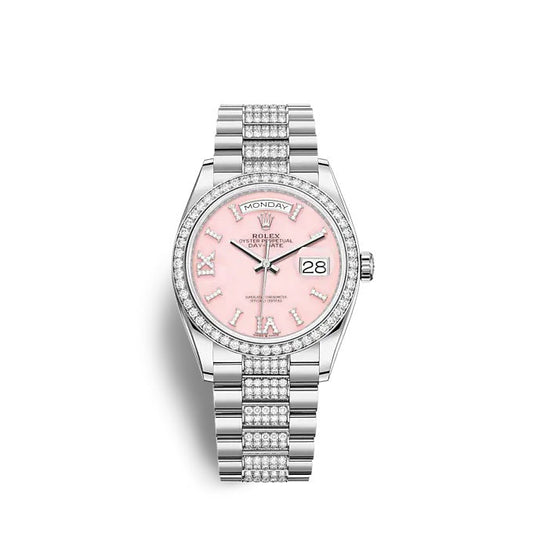 Day-Date 36 White gold Ref# 128349RBR-0017