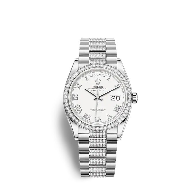 Day-Date 36 White gold Ref# 128349RBR-0026