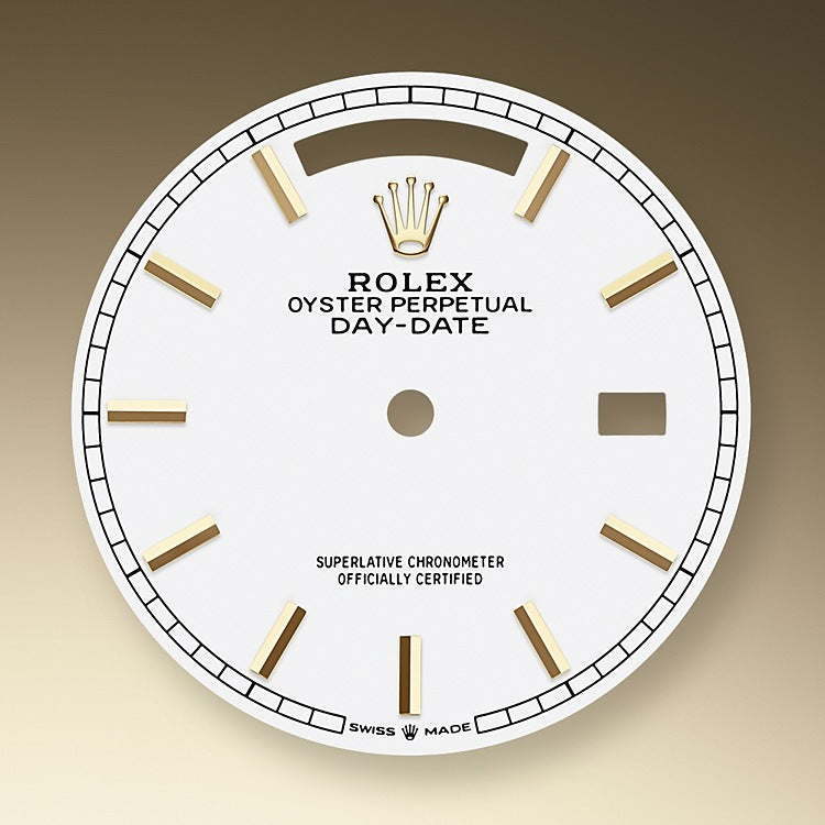 Day-Date, 36mm, 18k Yellow Gold, Ref# 128238-0082