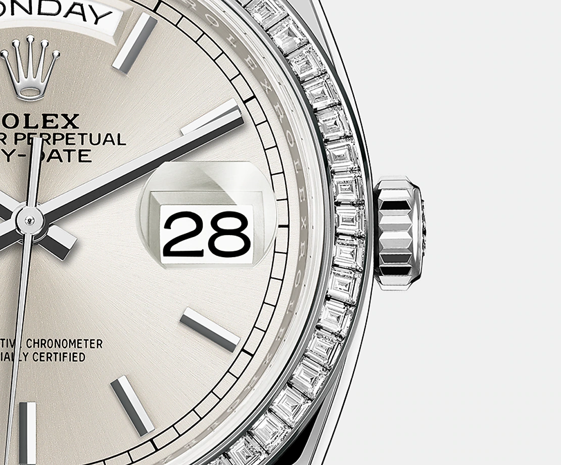 Day-Date, 36mm, Platinum and Diamonds, Ref# 128396tbr-0004