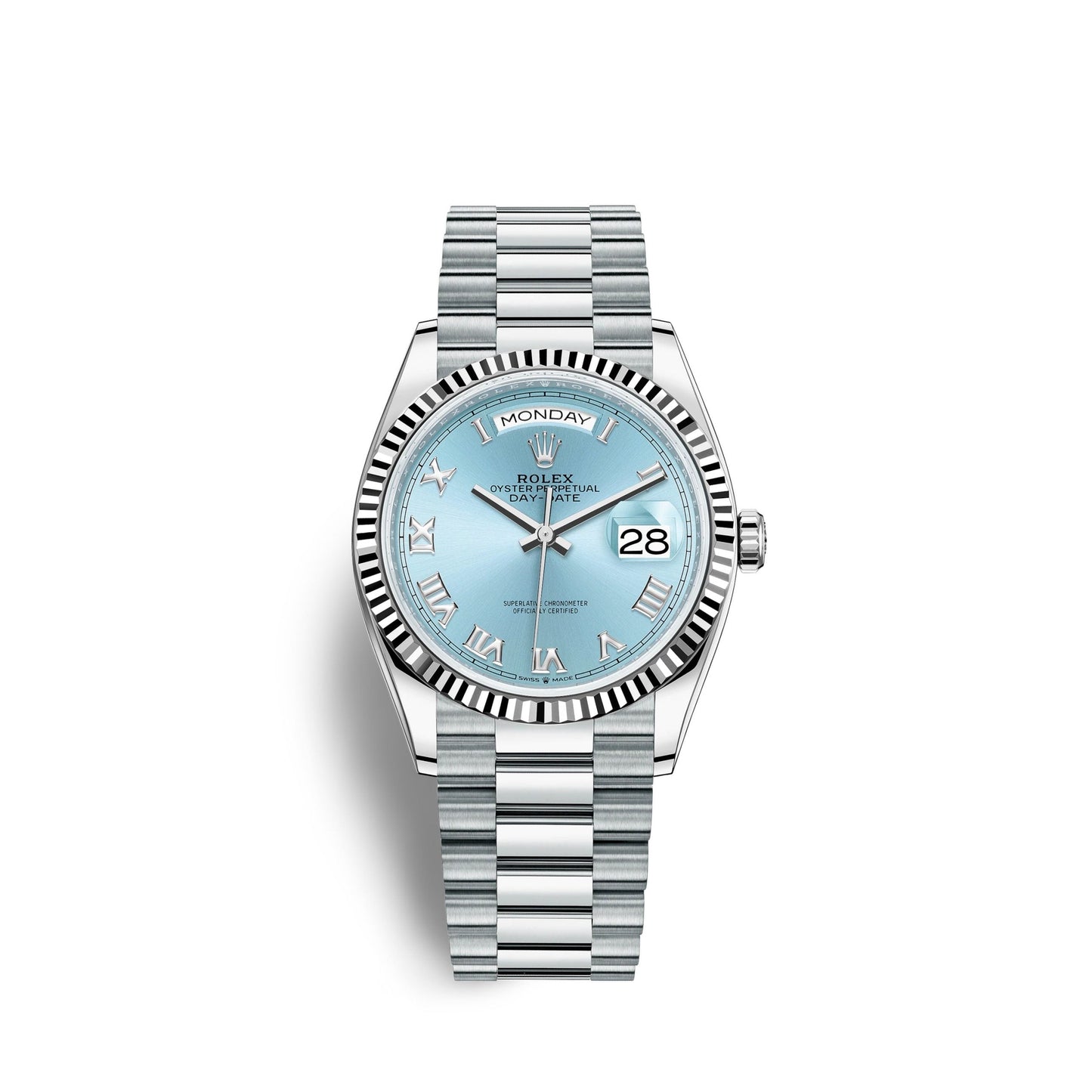 Day-Date 36mm, Platinum, Ref# 128236-0008