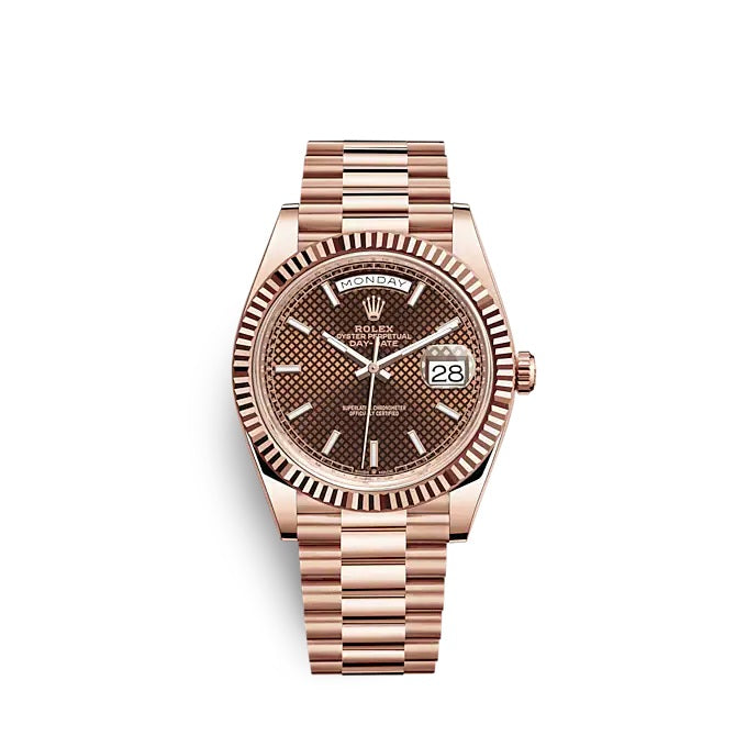 Day-Date 40 Everose gold Ref# 228235-0006