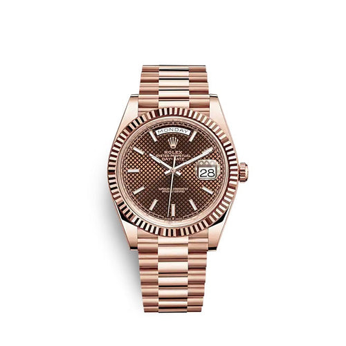 Day-Date 40 Everose gold Ref# 228235-0006