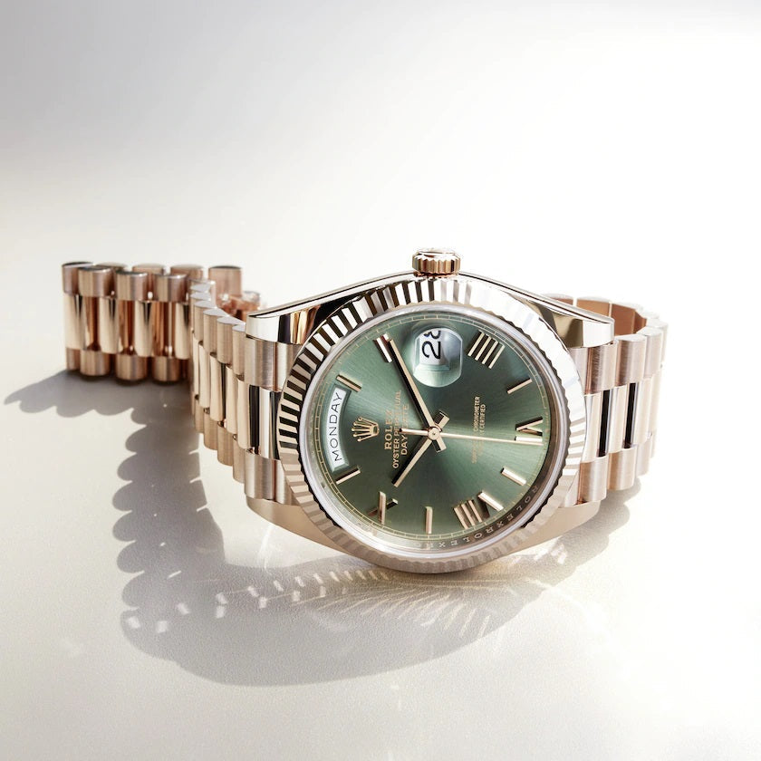 Day-Date 40 Everose gold Ref# 228235-0025