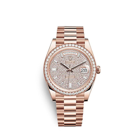 Day-Date 40 Everose gold Ref# 228345RBR-0002