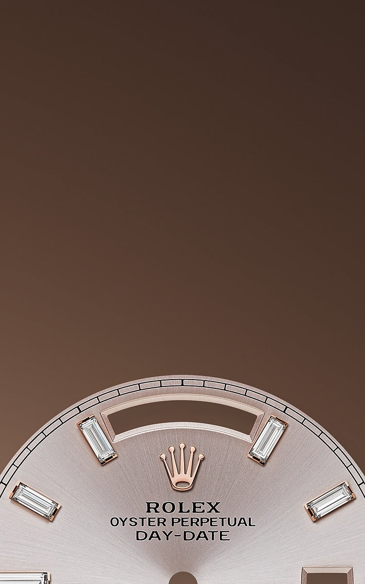 Day-Date 40 Everose gold Ref# 228345RBR-0007