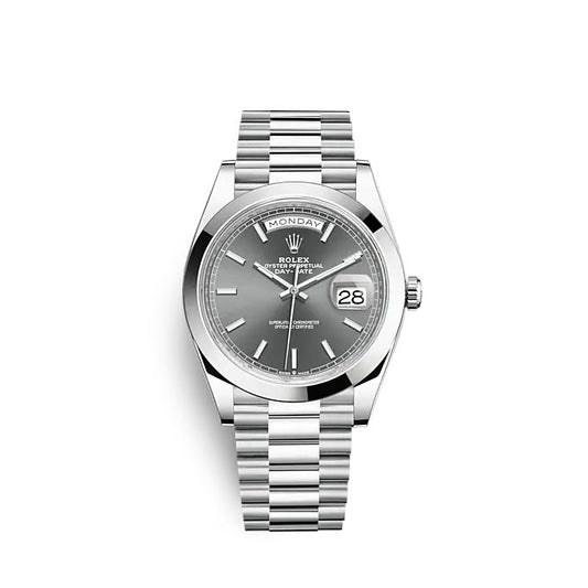 Day-Date 40 Platinum Ref# 228206-0045