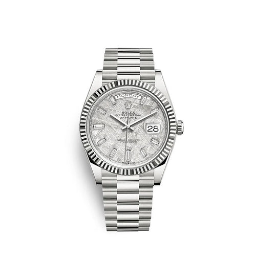 Day-Date 40 White gold Ref# 228239-0055
