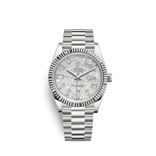 Day-Date 40 White gold Ref# 228239-0055