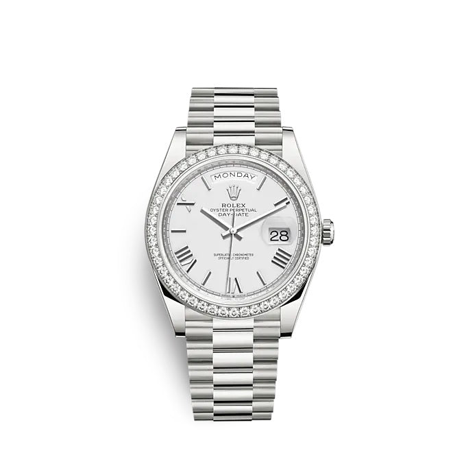 Day-Date 40 White gold Ref# 228349RBR-0039