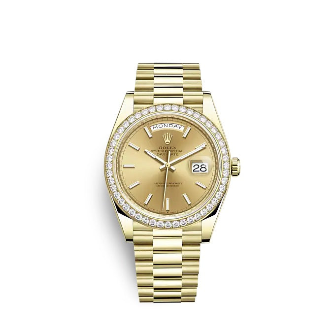 Day-Date 40 Yellow gold Ref# 228348RBR-0008
