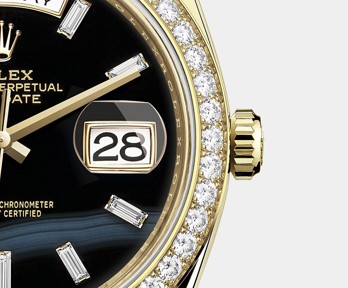 Day-Date, 40mm, 18k Yellow Gold and Diamonds, Ref# 228348rbr-0039
