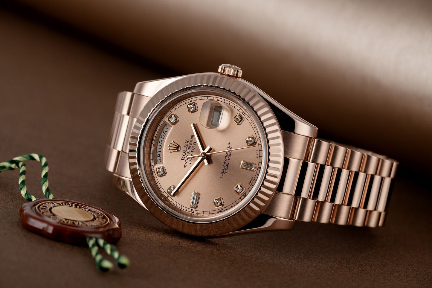 Day-Date M128235-0009 Oyster, 36 mm, Everose gold