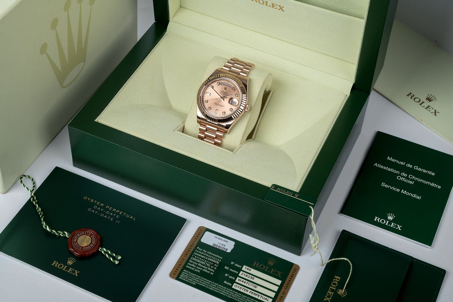 Day-Date M128235-0009 Oyster, 36 mm, Everose gold