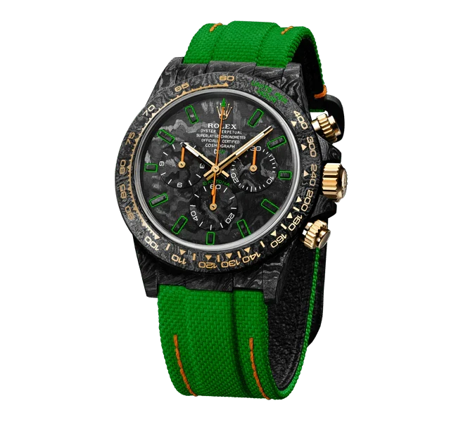 Diw Daytona carbon all carbon lime 40mm oyster black