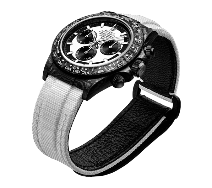 Diw Daytona carbon cream 40mm oyster black