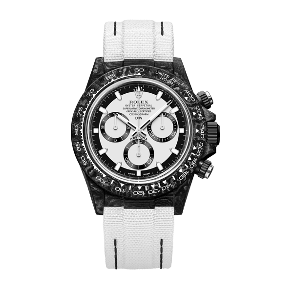Diw Daytona carbon cream v2 40mm oyster black