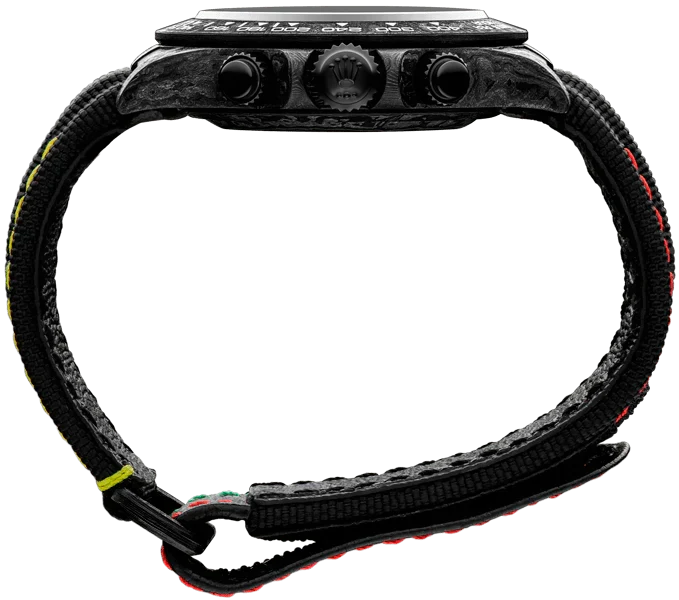 Diw Daytona carbon motley 40mm oyster black