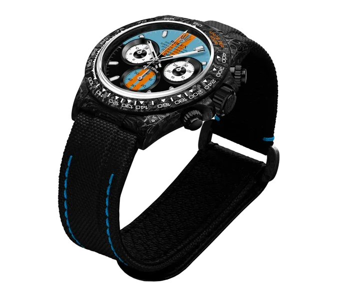 Diw Daytona gt blue 40mm oyster black