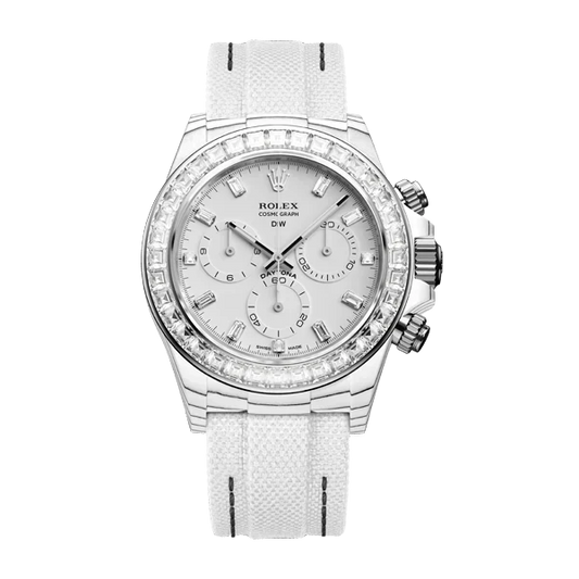 Diw Daytona quartz fiber crystal 40mm carbon