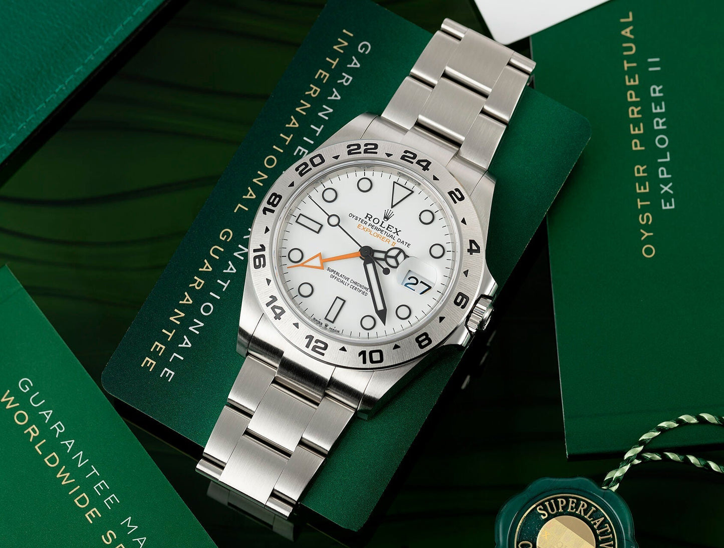 Explorer II Oyster, 42 mm, Oystersteel m216570-0001