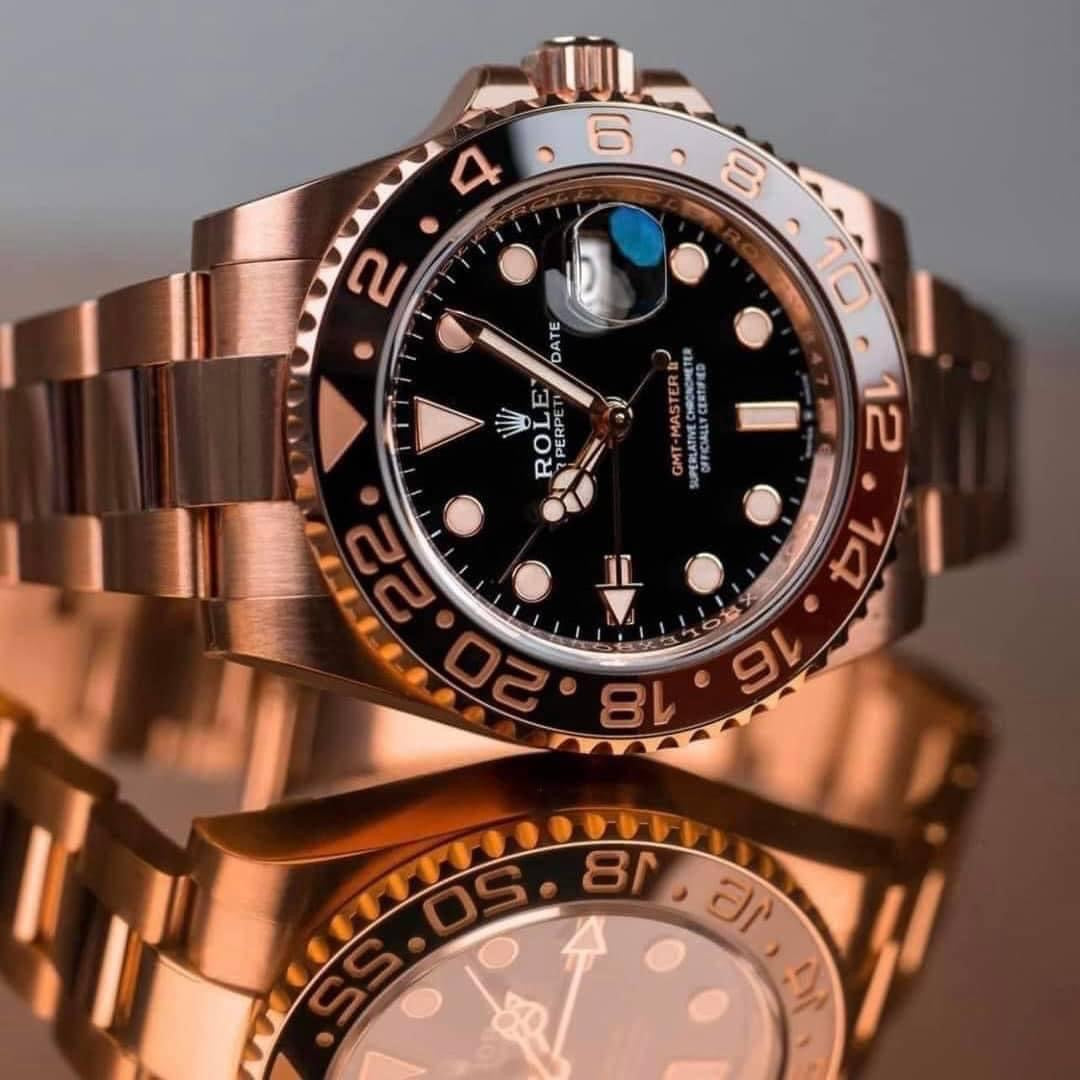 GMT-Master II 18K Everose Rose Gold “The Rootbeer”(Ref# 126715CHNR)