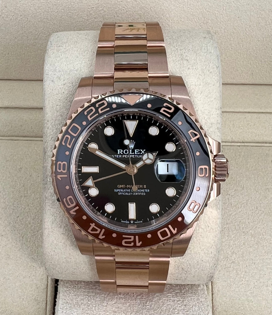 GMT-Master II 18K Everose Rose Gold “The Rootbeer”(Ref# 126715CHNR)